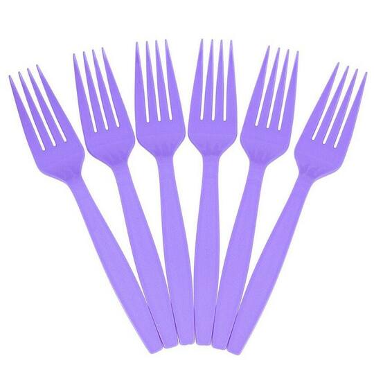 JAM Paper Premium Utensils Plastic Forks Party Pack